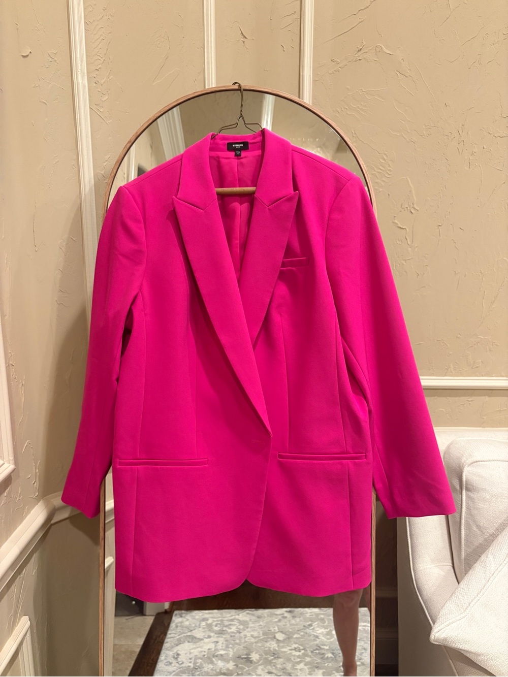 Women's Blazer Hot Pink- Express